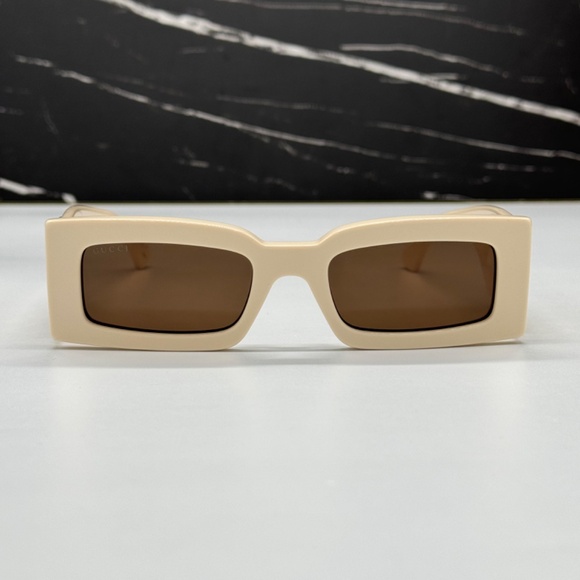 NEW GG1425S 004 GUCCI YELLOW BROWN SQUARE WOMEN SUNGLASSES main image 6